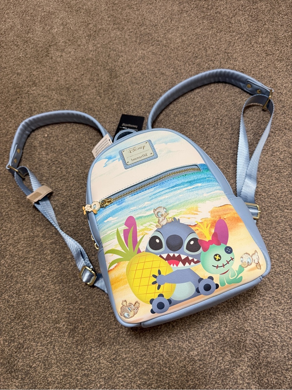 NWT Loungefly Disney Lilo & Stitch with Ducklings Mini Backpack - Exclusive - Picture 6 of 7